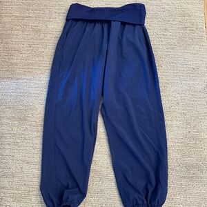 Lululemon harem pants.